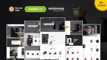 Minimosa - Art & Design Studio - Shopify Multi purpose Responsive Theme - TemplateTrip