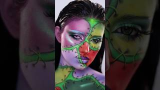 random color makeup halloween edition 😋 ib @brynnemarieeee #halloweenmakeup #creativemakeup