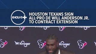 The start of something special: Anderson Jr. recalls visiting Texans before 2023 draft
