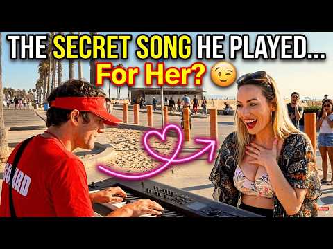 Lifeguard STUN Beach Babes With INSANE Piano Skills 😍