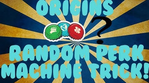 "Origins" Der Wunderfizz (Random Perk Machine) Trick! Easiest Way to Find it!