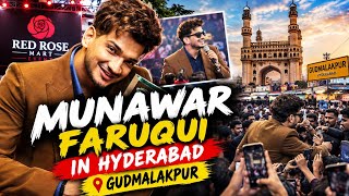 Yesterday night with munawar Faruqui in Hyderabad gudmalkapur RR event 