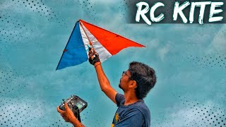 We made and Fly no string kite-Remote control Delta Kite / PRINCE PANCHAL MAKER