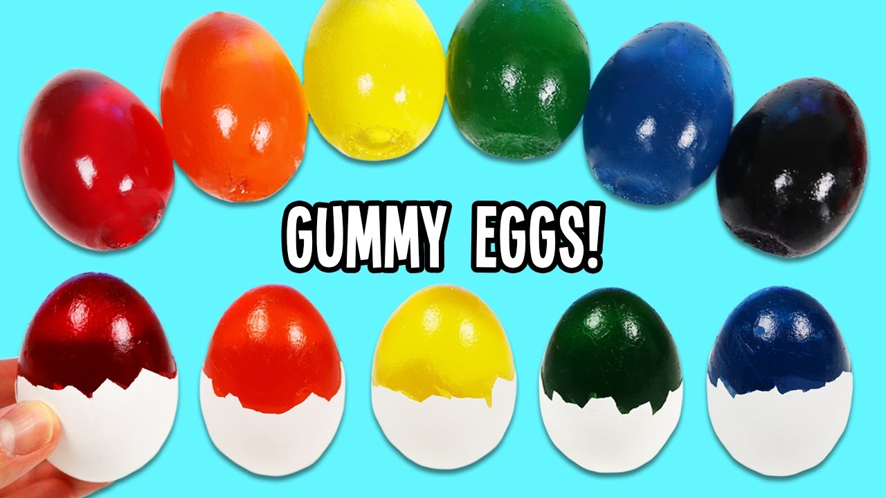 How to Make Rainbow Gummy Easter Eggs At Home!