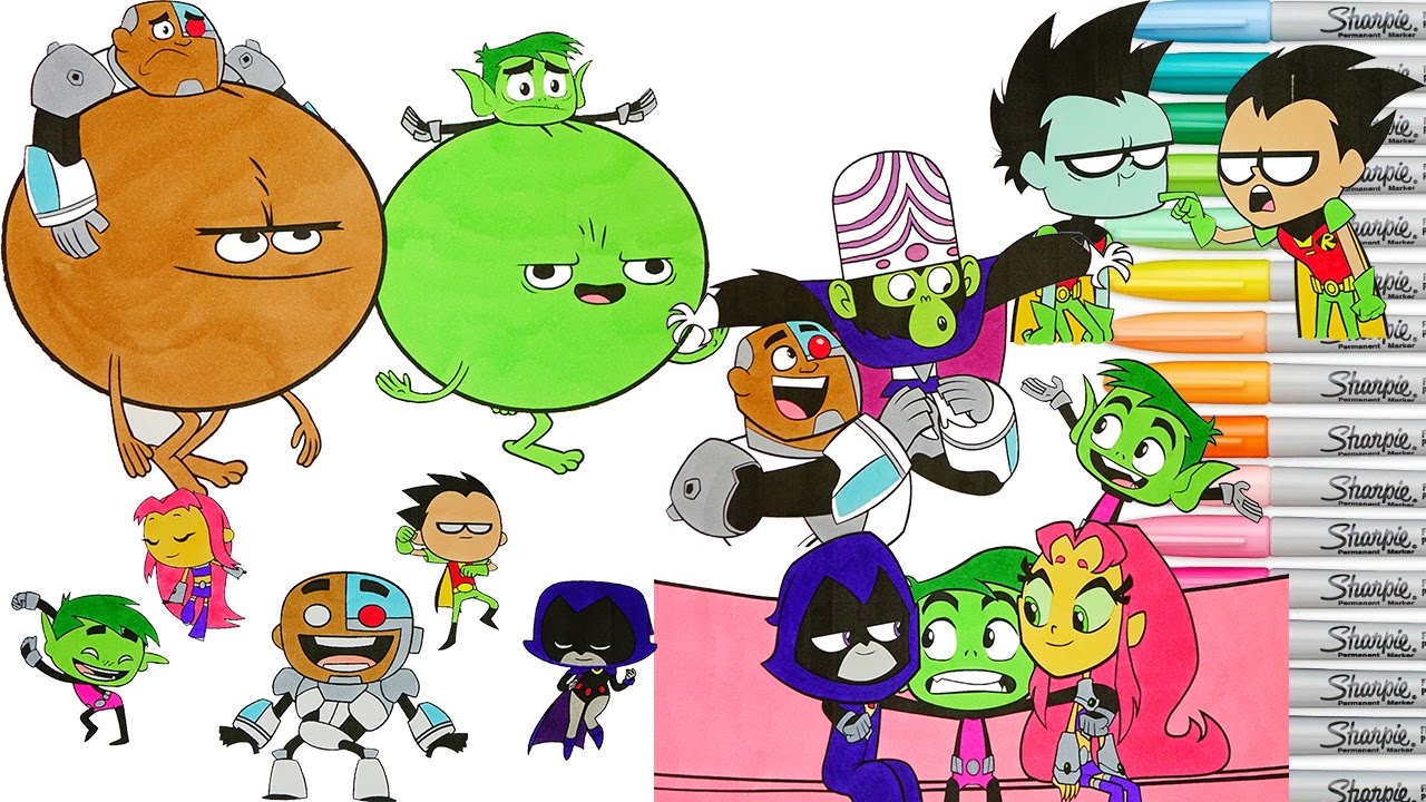 Teen Titans Go Coloring Pages