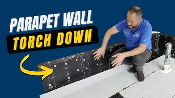 How to Install Roofing on a Parapet Wall | Torch Down Roofing Guide
