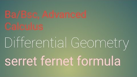 kurukshetra University, Advanced calculus, Ba/Bsc 3rd sem