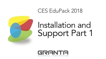 Installation and support in CES EduPack 2018 (part 1 of 2)