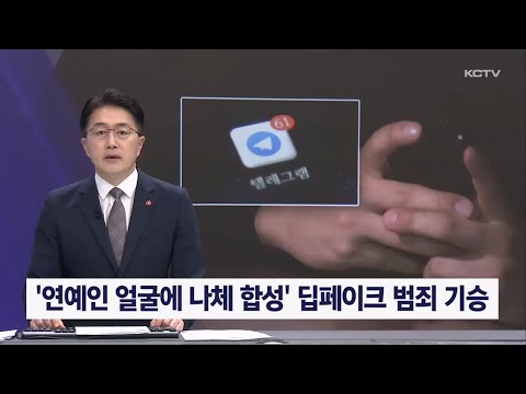   연예인 얼굴에 나체 합성 딥페이크 범죄 기승