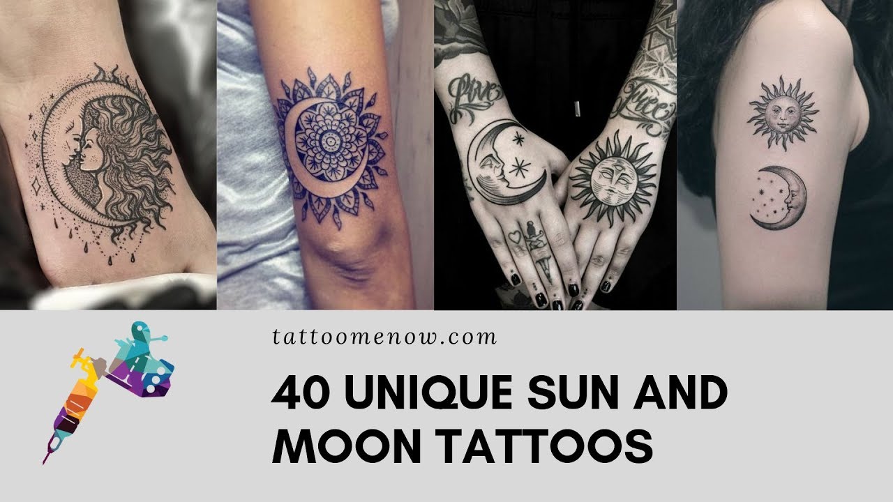 Sun And Moon Tattoo These 40 Unique Creations Will Inspire You To Get One Youtube