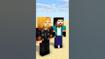 Steve Becomes Herobrine in Thor