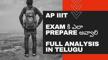How to prepare for AP IIIT Entrance exam||IIIT NUZVID RGUKT IIIT AP||RGU-CET 2021||IIIT exam