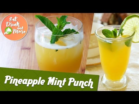 Pineapple Mint Punch - Refreshing Mocktail Recipe | Chef Girish | Flavors of South India