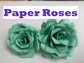 How to Make Easy Paper Realistic Roses Tutorial