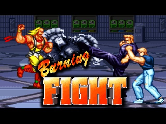 Burning Fight Arcade Playthrough Longplay 2 Players Co op NeoGeo