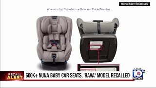 Baby car seat recalled