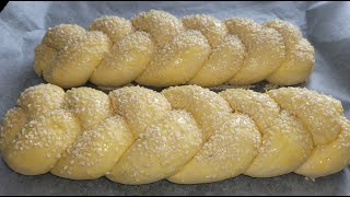 Decorative braided bread