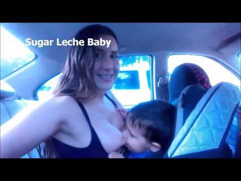 Breastfeeding & making cereal with breastmil