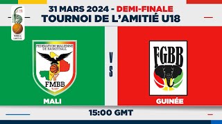 Mali vs. Guinea I Semi-Final - Tournoi international de l'Amitié U18 (Men) I @baskemali