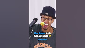 How Did Max Khadar Make Them Both Laugh 🤣 #fypシ #viral #uk #ksi #deji #trynottolaugh