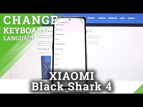 How to Change Keyboard Language on Xiaomi Black Shark 4 - Set Keyboard Dictionary