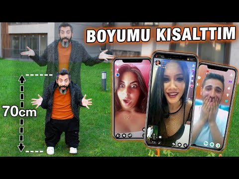 BİR ANDA 1 METRE KÜÇÜLMEK!