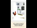 Roll Down Automatic Chicken Coop Door Solar Powered