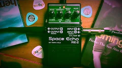 BOSS SPACE ECHO RE-2 - Demo (modes 8-11)