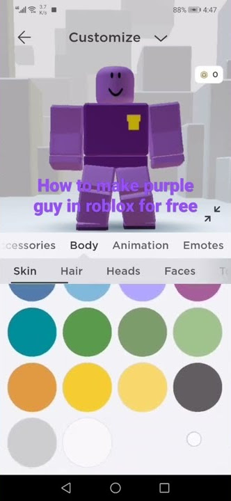Como virar o purple guy DE GRAÇA no roblox 😎 #robloxgame #purpleguy #