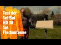 SelfSat H30D - SAT Flachantenne Installation und Test auch als Camping DVB-s TV Antenne