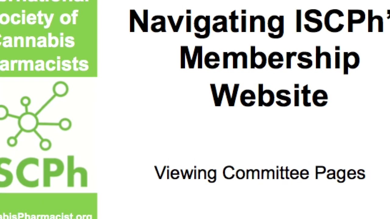 Navigating ISCPh's Membership Website: Committee Participation