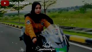 •||Cewek Cantik Berhijab Naik Ninja Rr||•modifikasi ninja part2 terbaru