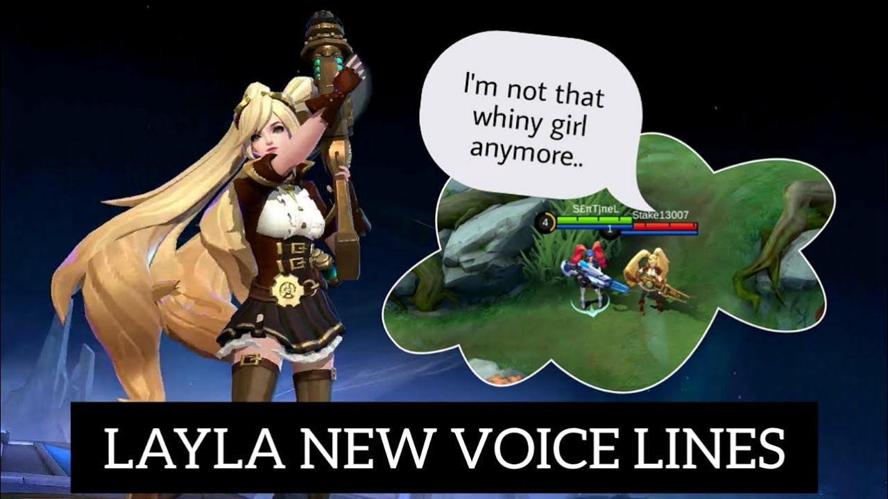 LAYLA NEW VOICE LINES WAIFU ?? MOBILE LEGENDS YouTube
