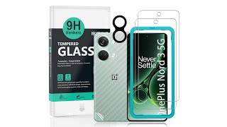 OnePlus Nord 3 5GTempered glass ibywind Protector With Easy Install Kit And Camera Lens Protector
