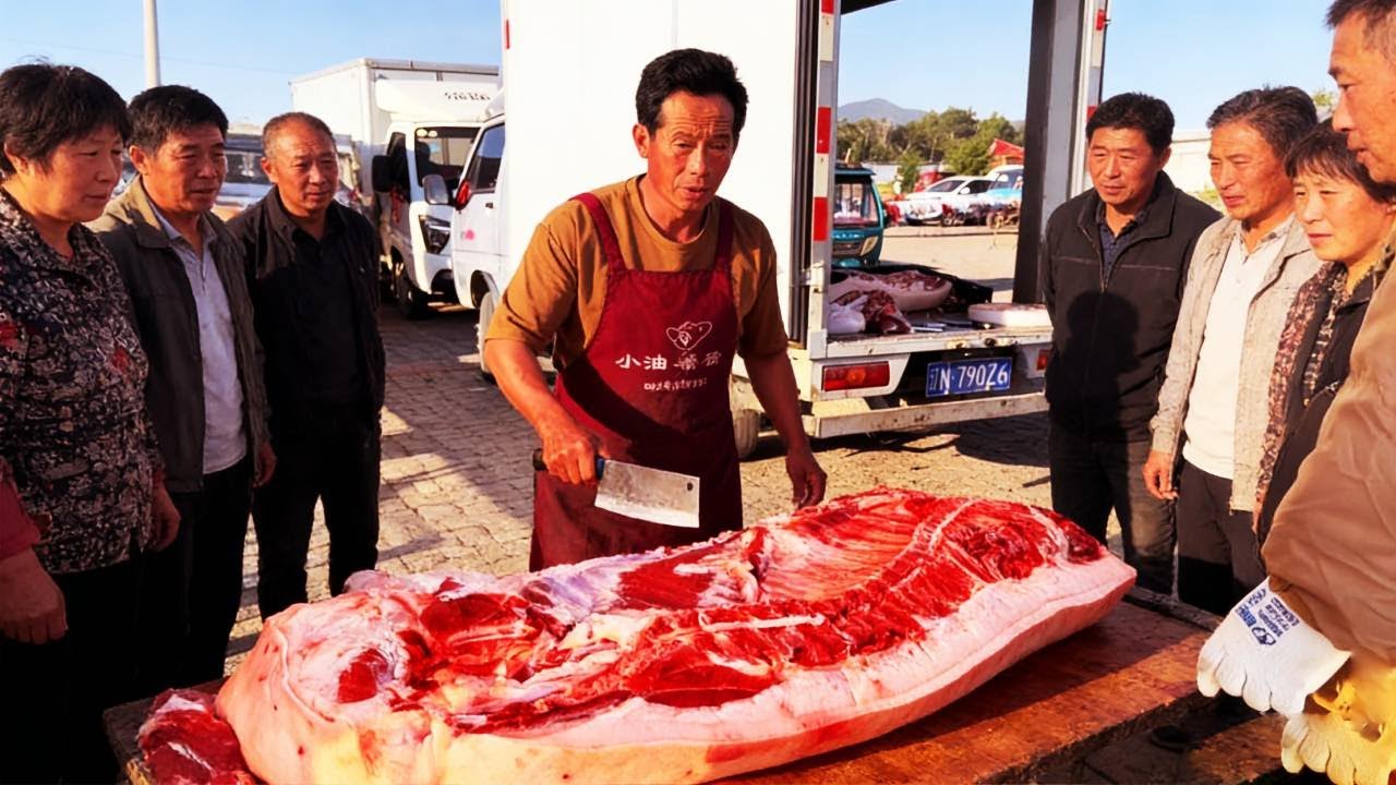 農村600多公斤大豬超肥，剛抬上來就搶上了，老孟徹底忙懵圈了！ 【立福128】