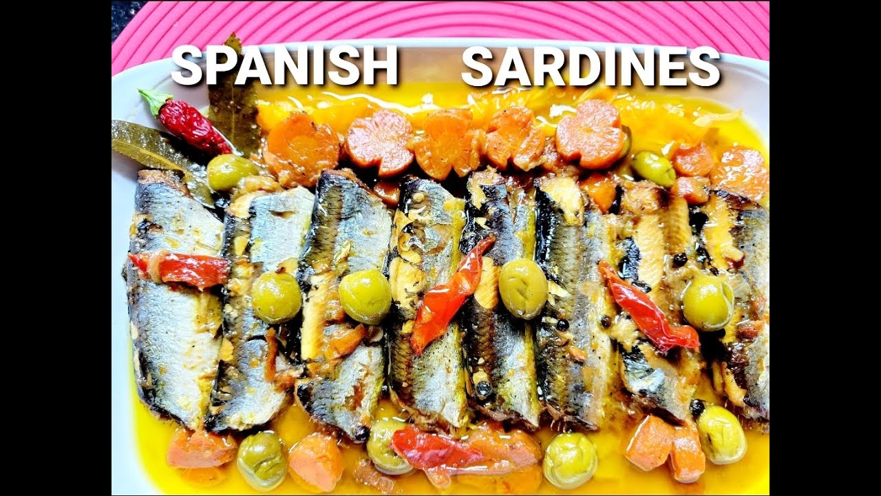 GOURMET SPANISH SARDINES Recipe. No pressure cooker. Super Delicious