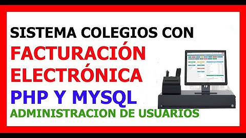 Sistema colegios online php con mysql administración usuarios
