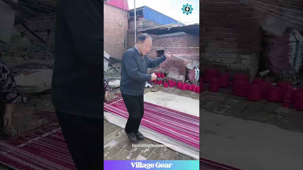 AMAZING Weaving Skills! How They Prepare for Handwoven Textiles! 