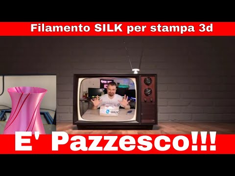 FILAMENTO SILK - STAMPANTE 3D - ELEGANTE FINITURA