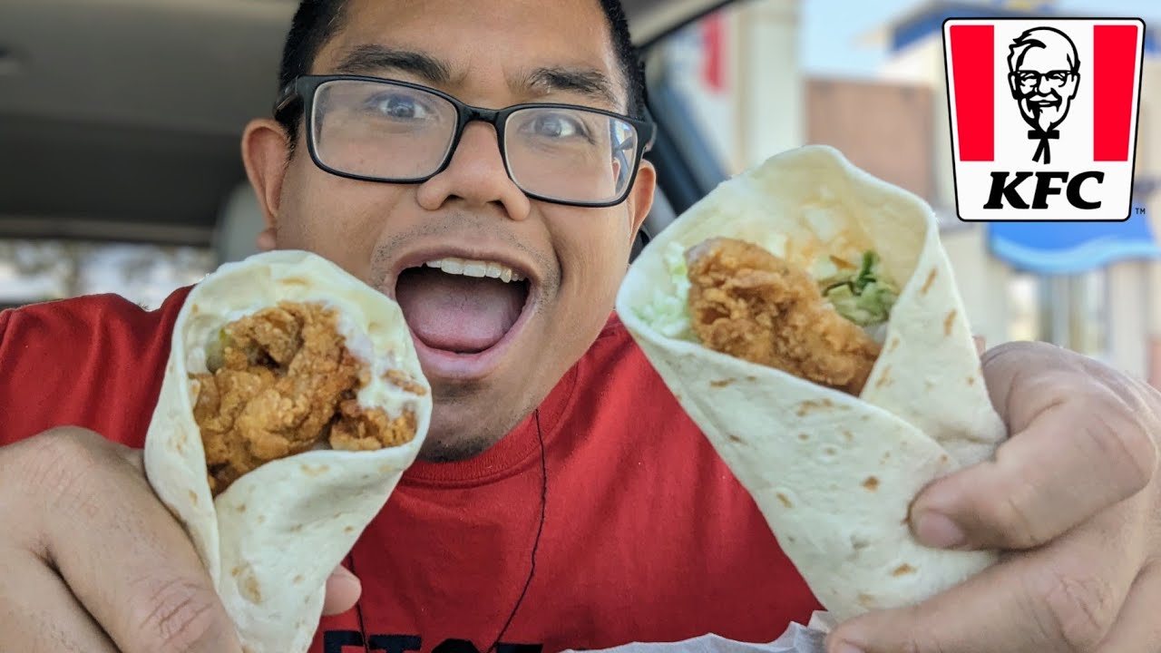NEW KFC CHICKEN WRAPS YouTube