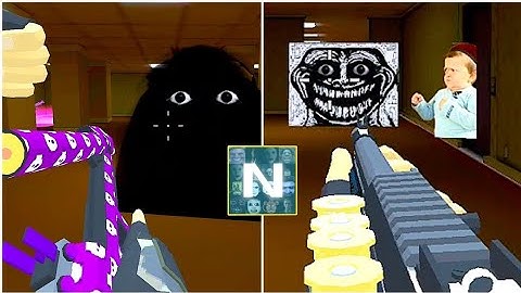 Nextbots Sandbox in Backrooms Shooter Gameplay , Sandbox Android Games  ios Walkthrough Simulator