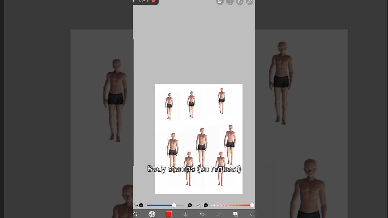 body stamps male and female 