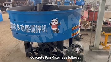 Installation instruction of JW series concrete pan mixer from CANMAX (English version)