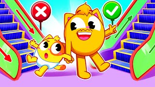 Magic Stairs for Kids | Safety Rules Songs For Baby & Nursery Rhymes by Toddler Zoo