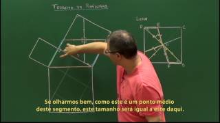 Teorema de Áreas e Aplicações - Aula 4 – Demonstração de Perigal - Parte 2 - Legendado
