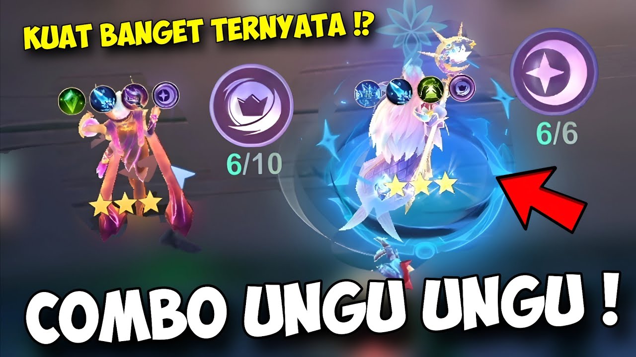 Meta Baru?! Combo Ungu Ungu 6/6 Ini TERLALU KUAT 🔥 Magic Chess Gogo 6 Stargazer 6 Shadow Cell !