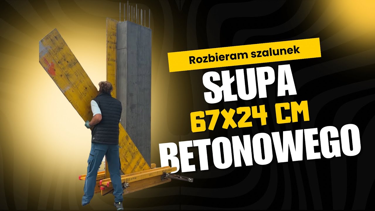 Zdejmuję szalunek z BETONOWEJ BESTII – ponad TONA bez ani jednego gwoździa czy wkręta! 💥💪