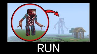 WAIT WHAT (Minecraft - Scary Giant Herobrine Stalker) #12