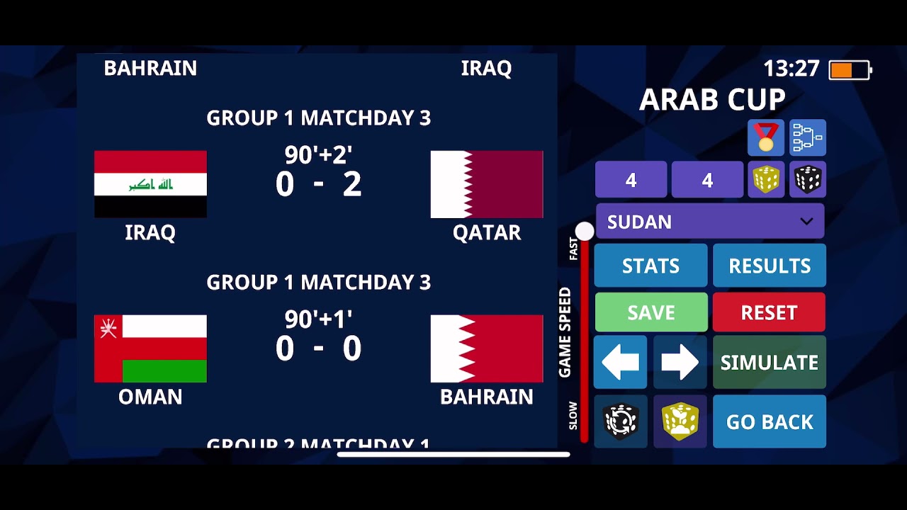 FIFA Arab Cup 2021 - International Football Simulator