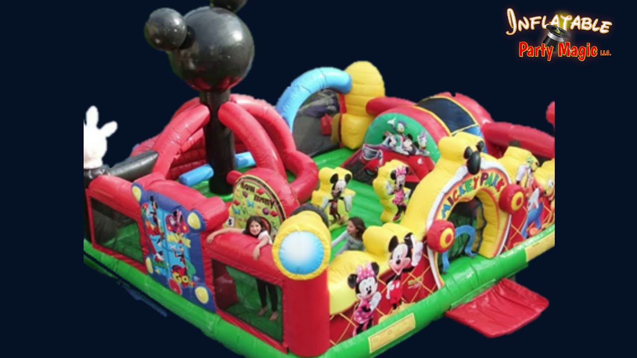 Club House Water Slide  Inflatable Party Magic Texas